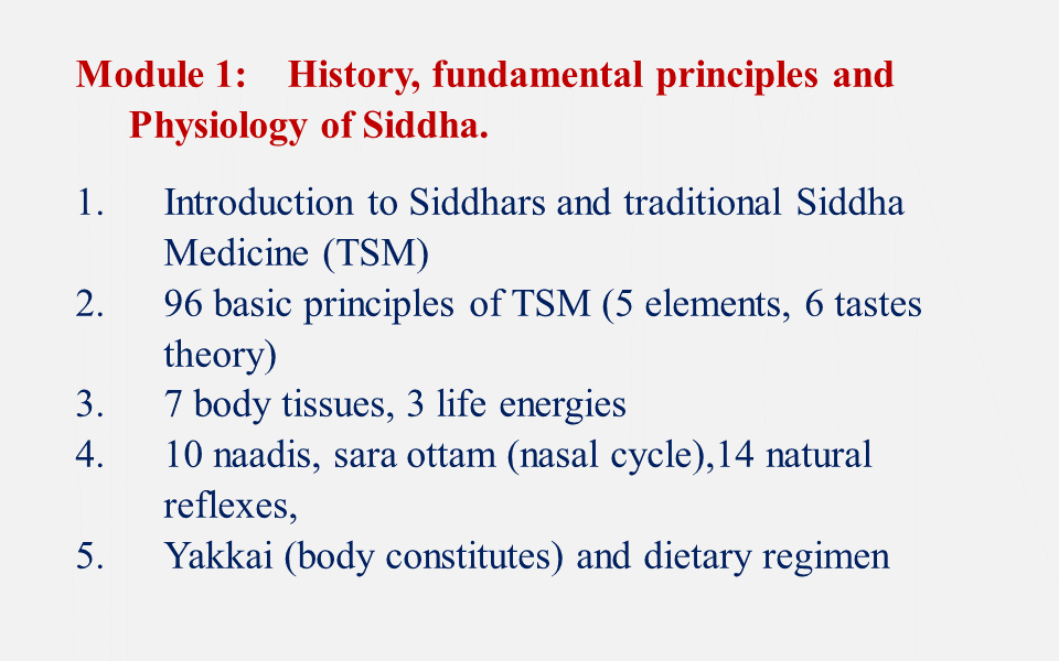 phd in siddha medicine